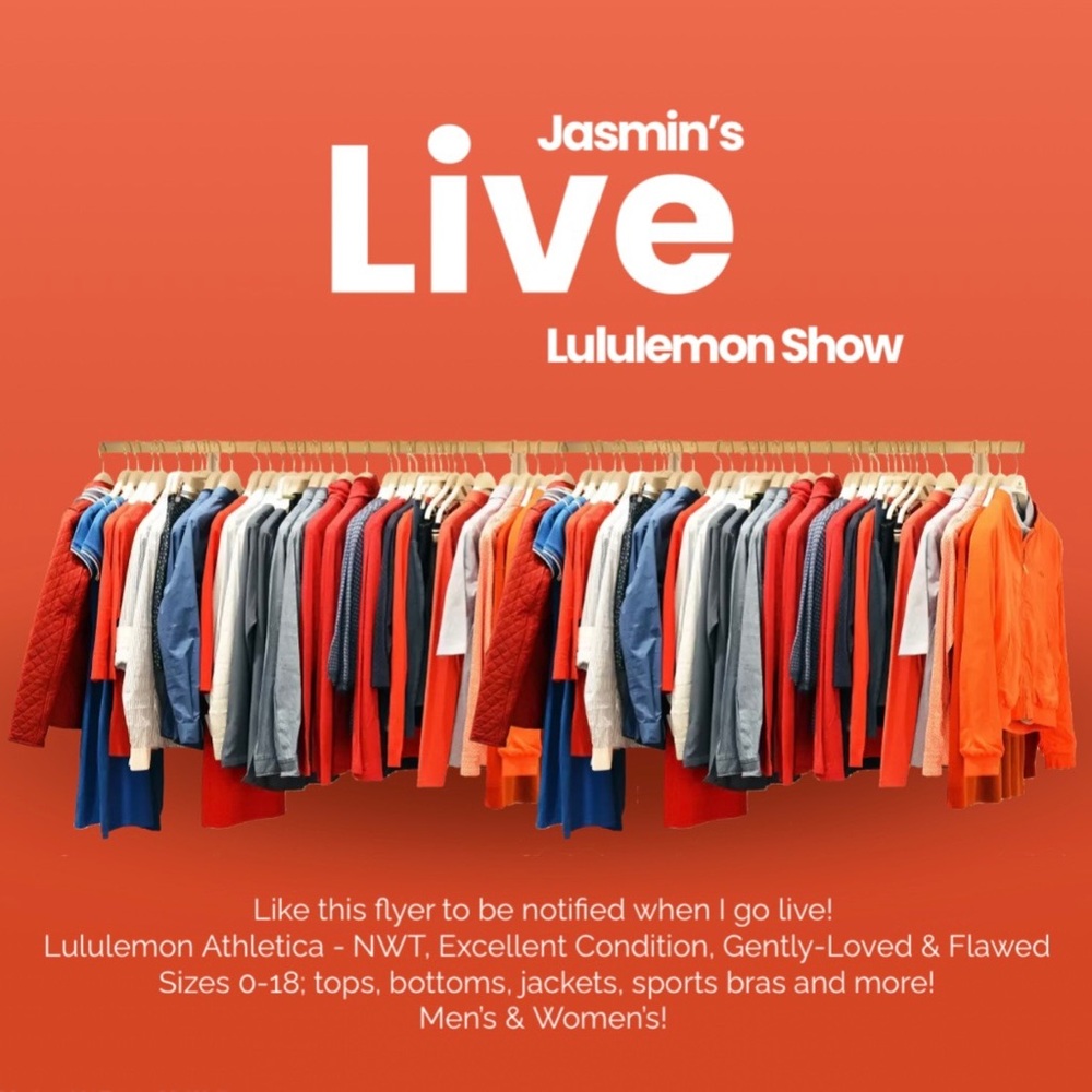 LULULEMON LIVE SHOW LISTING